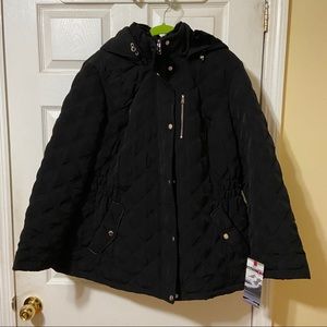 Halitech Faux-Fur hooded Coat